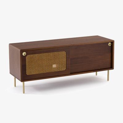 La Redoute Redpop Retro Walnut and Cane TV Unit