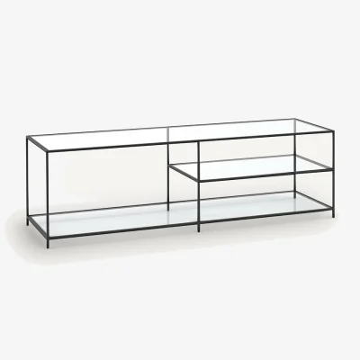 La Redoute Sybil Tempered Glass TV Unit