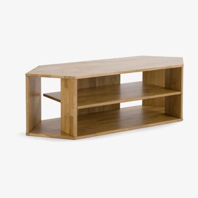 La Redoute Edgar Solid Oak Corner TV Cabinet