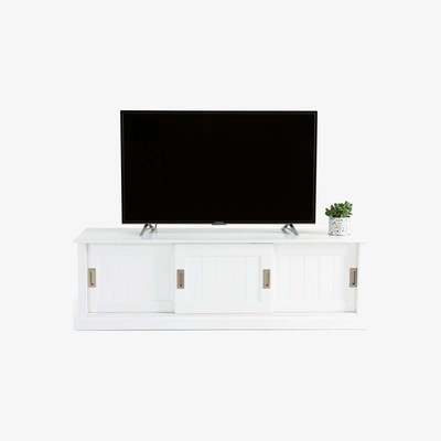 La Redoute Inqaluit Solid Pine 3-Door TV Unit