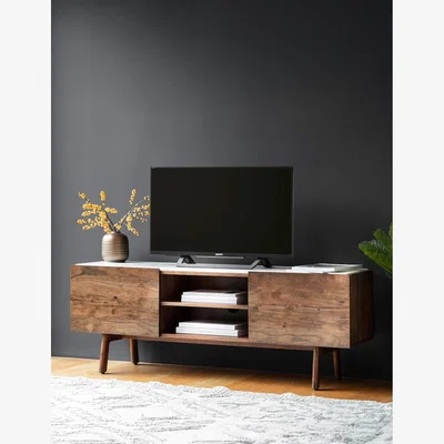 Marks & Spencer Gallery Direct Barcelona 2 Door TV Unit - Dark Brown, Dark Brown