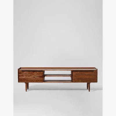 Marks & Spencer Swoon Southwark Acacia Wood 2 Door Media Unit Brown