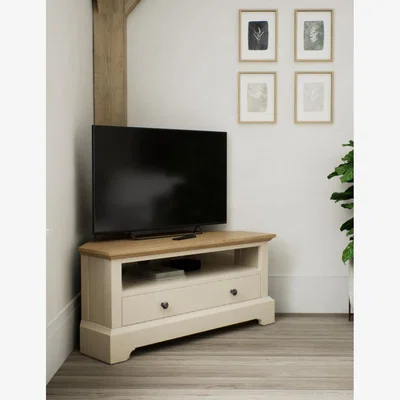 Marks & Spencer M&S Winchester Corner TV Unit - White Mix, White Mix