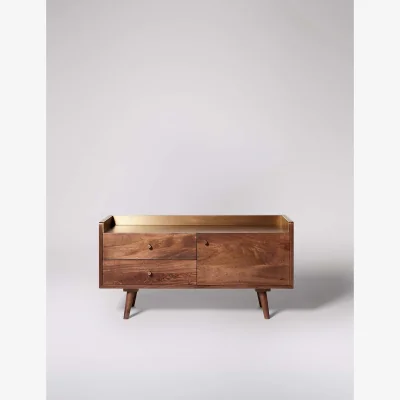 Marks & Spencer Swoon Fresco Mango Wood 2 Door TV Unit Brown