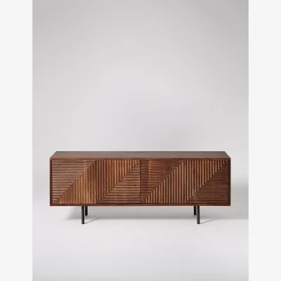 Marks & Spencer Swoon Seville Acacia Wood TV Unit Brown