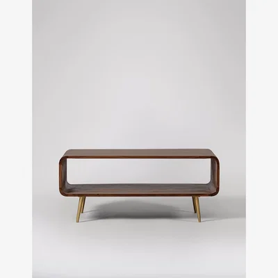 Marks & Spencer Swoon Harring Acacia Wood Media Unit Brown