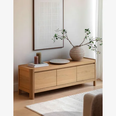 Marks & Spencer Gallery Direct Ember 3 Door TV Unit Natural