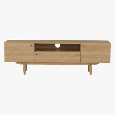 Made.com MADE Essentials Asger Wide TV Stand, Oak Effect