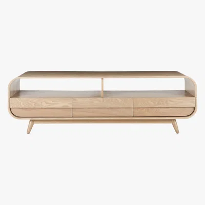 Made.com Esme Wide TV Stand, Ash