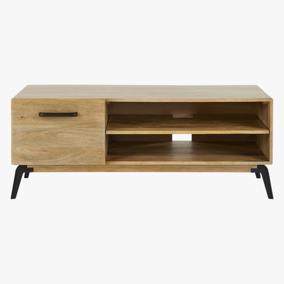 Made.com Lucien TV Stand, Light Mango Wood