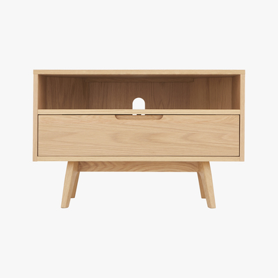 Made.com Jenson Corner TV Stand, Oak