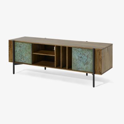 Made.com Morland Wide TV Unit, Mango Wood & Patina