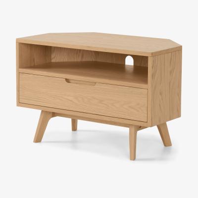 Made.com Jenson Corner TV Unit, Oak