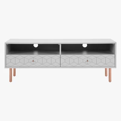 Made.com Hedra TV Stand, Copper and Grey
