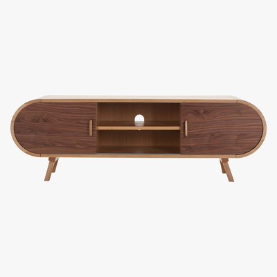 Made.com Fonteyn TV Stand, Oak and Walnut
