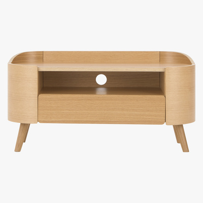 Made.com Ada Compact TV Stand, Oak