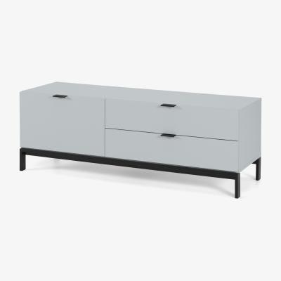 Made.com Marcell Compact Media Unit, Light Grey