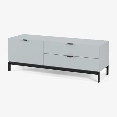Made.com Marcell Compact Media Unit, Light Grey