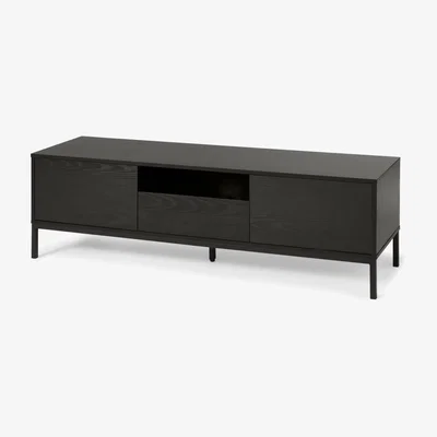 Made.com Seaford TV Unit, Black Ash Effect