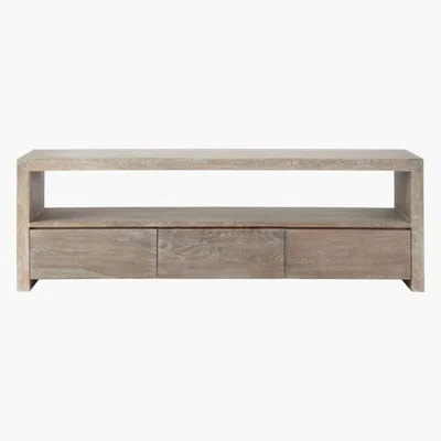 Maisons du Monde 3-Drawer TV Unit Baltic