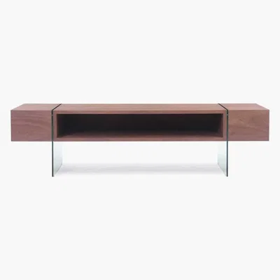 Maisons du Monde Tinted Glass TV Unit on Legs Sima