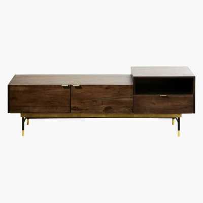 Maisons du Monde Acacia Vintage 2-Door TV Unit Sterling