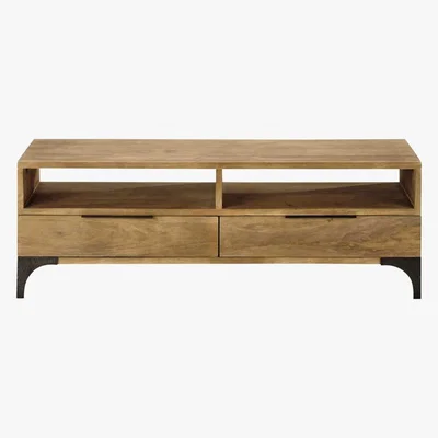 Maisons du Monde Solid mango wood TV unit Metropolis