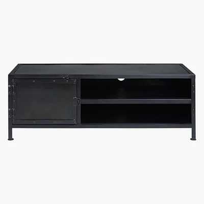 Maisons du Monde Industrial black metal 1-door TV unit Edison