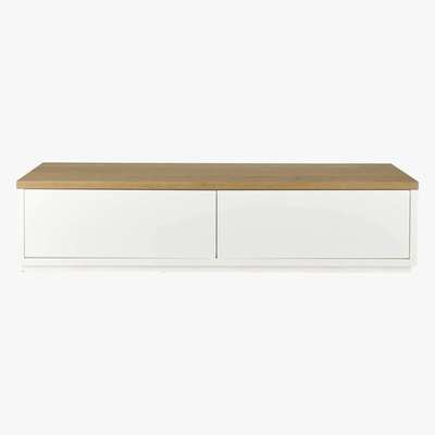 Maisons du Monde White 2-Door TV Unit W180 Austral