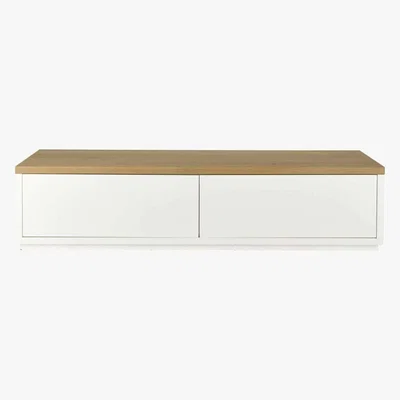 Maisons du Monde White 2-Door TV Unit W180 Austral