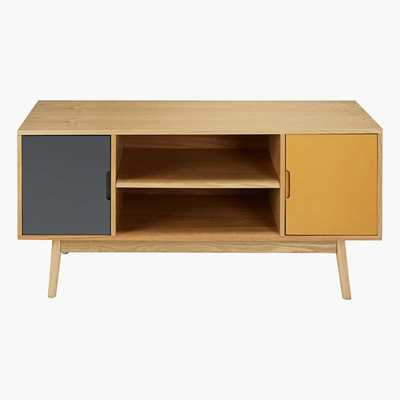 Maisons du Monde Vintage Tricoloured 2-door TV Unit Fjord