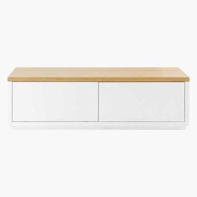 Maisons du Monde White 2-Door TV Cabinet W140 Austral