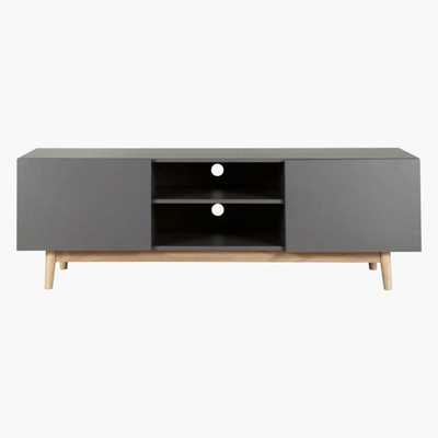 Maisons du Monde Scandinavian Grey TV Unit Artic