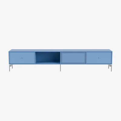 Made in Design Octave VII Television table wood blue - MONTANA