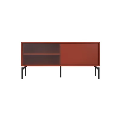 Made in Design Meuble TV Met Mini bois orange / L 116 x H 55 cm - NOO.MA