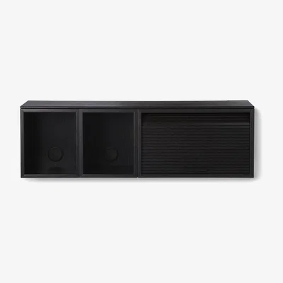Made in Design Hifive Slim Wall storage - / TV table - L 100 x H 30 cm by Northern Natural wood