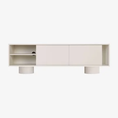 Made in Design Taro Television table wood grey / W 160 x D 42 x H 48 cm - NOO.MA