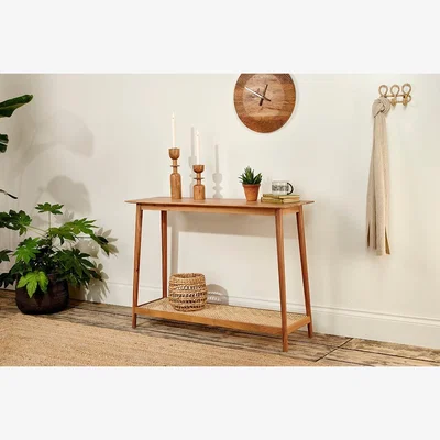 Nkuku Nkuku Erabar Acacia & Cane Console Table | Tables | Natural