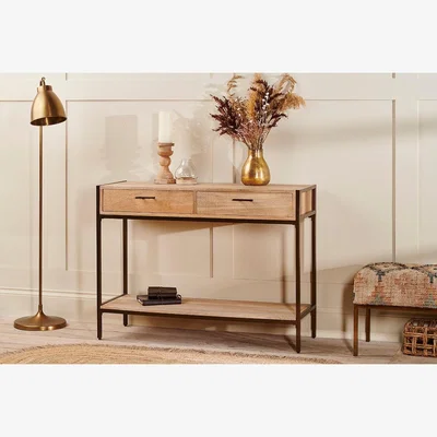 Nkuku Nkuku Dasai Mango Wood Console Table | Tables | Natural