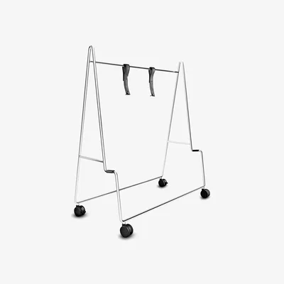 Nordic Nest Eva Solo Carry TV stand with wheels Brushed steel