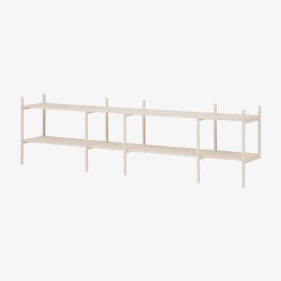 Nordic Nest TÔNN furniture Portal TV bench Off white 244 cm