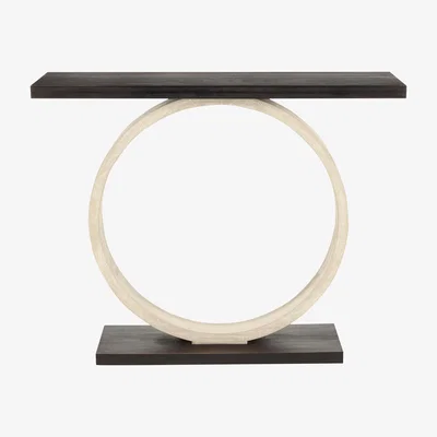 OKA Saltire TV Console -Rubbed Black