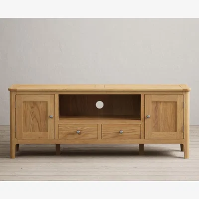 Oak&More Loxton Solid Oak Super-wide TV Cabinet