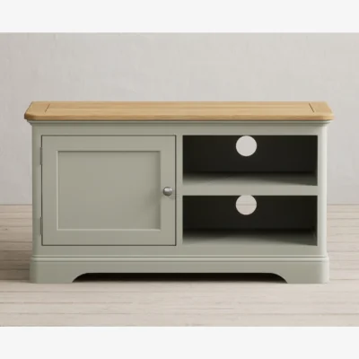 Oak&More Bridstow Soft Green Painted Small TV Cabinet