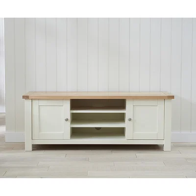 Oak&More Somerset Oak and Cream TV Unit