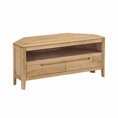 Oak&More Dundee Oak Corner TV Unit