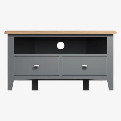Oak&More Arlia Oak and Grey Corner TV Unit