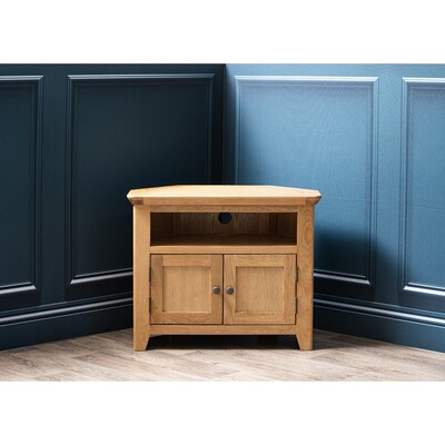 Oak&More Radcliffe Corner TV Unit
