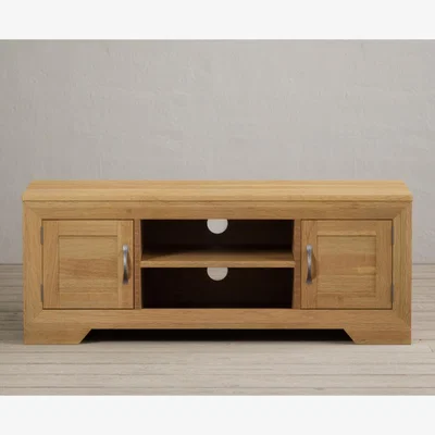 Oak&More Mitre Solid Oak Super Wide TV Cabinet