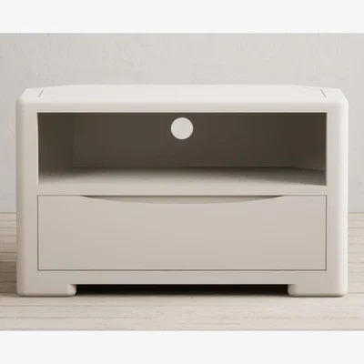 Oak&More Harper Soft White Painted Corner TV Cabinet